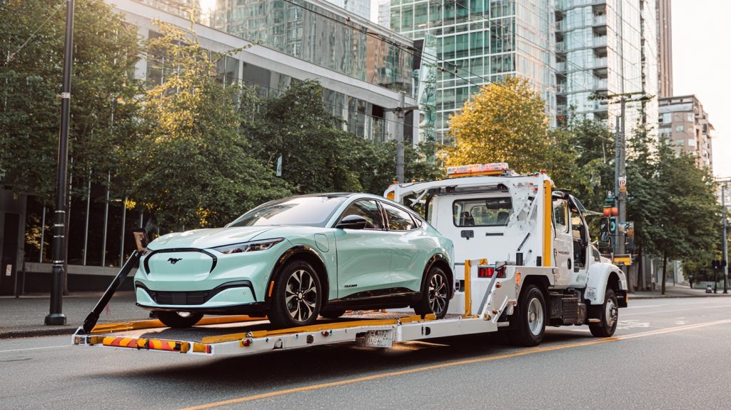 Towing AWD and Electric Vehicles Safely With a Flatbed Tow Truck