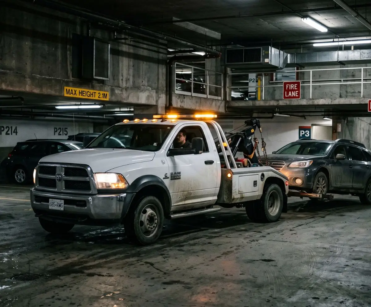 parking lot towing
