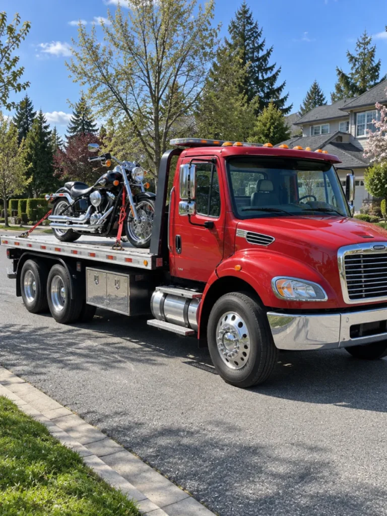 motorcycle towing